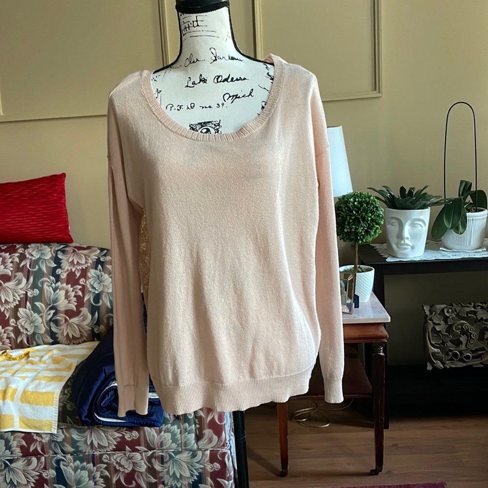 American Eagle Outfitters Light Pink Blush Sweater